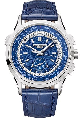 Patek Philippe Complications World Time Chronograph White 